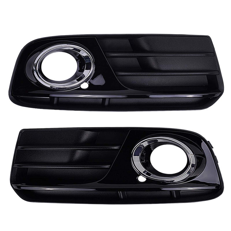 Runmade Front Bumper Lower Passanger Side Fog Light Grill Compatible with Audi 13 14 15 Q5 - Image 1
